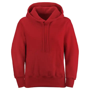 Wholesale Long Sleeve Pullover <b>Orange</b> Color Fashion Gym Polyester Sportswear Custom Loose Solid Color Street Wear <b>Hoodies</b> - Product Image 5