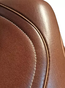 Silla de montar inglesa de piel auténtica de alta calidad al por mayor para montar a caballo, color y tamaño personalizables, origen marrón - Product Image 3