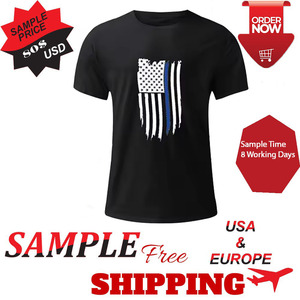 T-shirts d'été pour hommes de haute qualité 100% coton Slim Fit imprimé Design tenue décontracté à manches courtes 260 grammes poids du tissu - Product Image 6