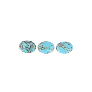 Lote al por Mayor de Piedras Preciosas Sueltas, Turquesa China Ovalada en Cabujón para la Fabricación de Joyas y Pendientes - Product Image 6