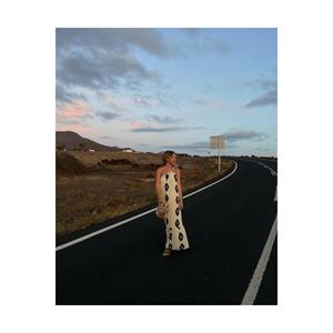 Vestito fantasia con gonna asimmetrica - Product Image 2