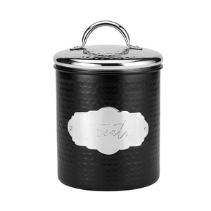 Galvanized Canister <b>With</b> <b>Wooden</b> <b>Lid</b> Premium Quality Handmade Storage <b>Box</b> Classic Stylish Handmade Luxury Metal Canister - Product Image 6