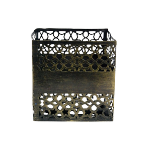 Gran oferta Navidad decorativa forma de estrella hierro colgante votivo titular boda Navidad linterna decorativa - Product Image 4