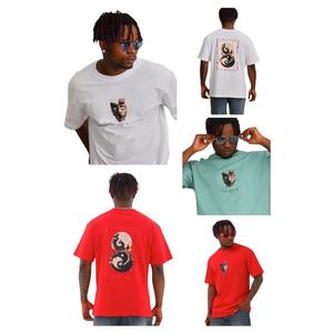 T-shirt surdimensionné Streetwear Imprimé graphique vintage surdimensionné Grande taille Coton lourd ODM OEM - Product Image 6