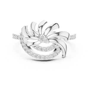 Anillo de Compromiso y Boda de Lujo para Mujer, con Diamante Cultivado en Laboratorio, Redondo, en Oro Amarillo de 14K |   Diamante Cultivado Nuevo con Certificado IGI para Regalo - Product Image 3