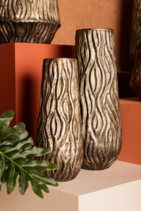 Silver Flower <b>Vase</b> Modern Design <b>Floor</b> Standing Customized Plants Pots Factory Direct Supply for Wedding Party Decor - Product Image 2