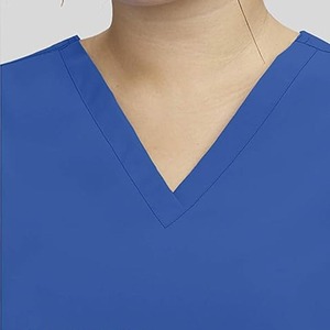 Conjunto de traje médico de tela de punto de dos piezas para hombre de talla grande de etiqueta privada, uniformes de Hospital personalizables para uso hospitalario - Product Image 5