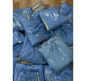 Pantalones de chándal holgados de gran tamaño para hombre con rayas de logotipo serigrafiadas elaboradas con tejido pesado GSM 350 duradero. - Product Image 4