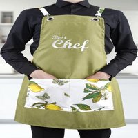 Delantal ajustable profesional para barbacoa y hornear, accesorio de cocina personalizable para hombres y mujeres, para uniformes de restaurante y Bar