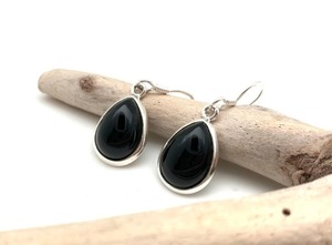 925 boucles d'oreilles classiques en argent massif bijoux pour femmes 925 argent Sterling noir Onyx pierres précieuses Style Boho boucles d'oreilles faites à la main cadeau - Product Image 3