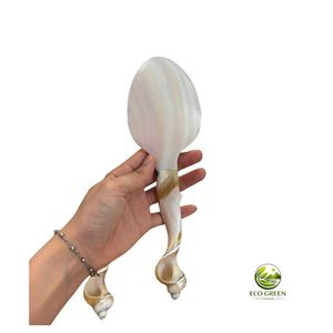 Cuchara Artesanal de Nácar con Mango de Resina, Cuchara de Café de Concha Natural, Utensilio de Cocina, Regalo - Product Image 6