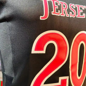 เสื้อเจอร์ซีย์แฟนฟุตบอลอเมริกันเสื้อยืดสำหรับผู้ปกครองปักลายด้วยซับลิเมชันขนาดใหญ่พิเศษโรงงานจริงภาพถ่ายสั่งซื้อกับเรา - Product Image 3