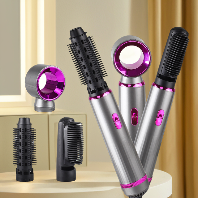 Electric High Speed Hair Dryer Bldc Hair Straightener Rotating Hair Stylers Volumizer 3 in 1 All in One Hot Air Brush