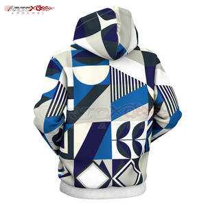 Sudadera con capucha de sublimación gráfica en negrita para hombres en estilo básico con capucha con cordón y manga larga Sudadera con capucha para hombre Premium Basics - Product Image 5