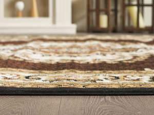 Tapis turc de luxe, fabriqué à la machine, en PP BCF, noir, premium, pour salon, provenant d'un fabricant de Gaziantep. - Product Image 4