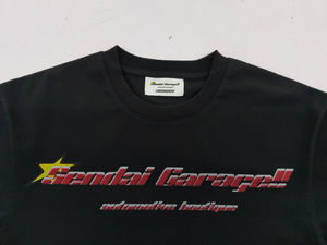 T-shirt tricoté ample à manches courtes pour homme, 100 % coton teint, imprimé voiture, style hip-hop urbain, nouvelle collection tendance été, vente en gros - Product Image 5