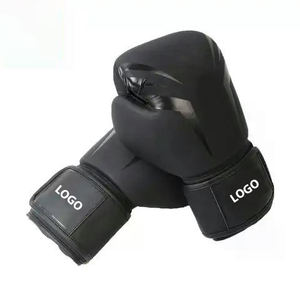 Gants de boxe MMA en cuir PU de haute qualité, écologiques, réglables, protection UV, design confortable, logo personnalisé, directement de l'usine - Product Image 1