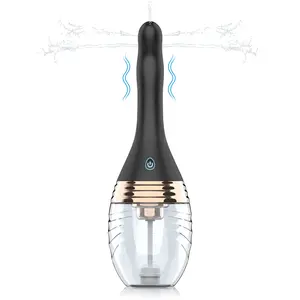 Blue Rabbit Neue elektrische Einlauf Frauen automatische Wassers pray Vaginal reinigung Vibrator Homosexuell Reinigung Einlauf Anal Spielzeug