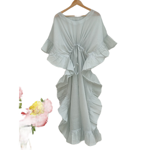 Kaftan volant mousseline légère tenue décontractée pour les femmes - Product Image 1