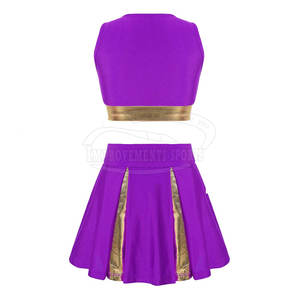 Custom Designed Adults Girls OEM <b>Cheerleading</b> <b>Uniform</b> Best Quality 100% Polyester Latest Style Youth Size with Custom Logo - Product Image 2