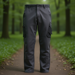 Bruno Men's <b>Work</b> Trousers Size 58 Anthracite/<b>Black</b> Comfortable & Stylish <b>Pant</b> - Product Image 3