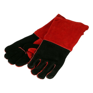 Gants de soudage en cuir de vachette fendu de hockey de haute qualité gants durables de lutte contre l'incendie ignifuges résistants à la chaleur - Product Image 4