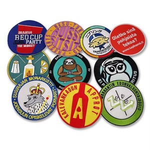 "High-Quality Custom Designer Embroidered Patches with Letters and Logo Fabric Badges for <b>Clothing</b> <b>Iron</b>-<b>On</b> Application - Product Image 4