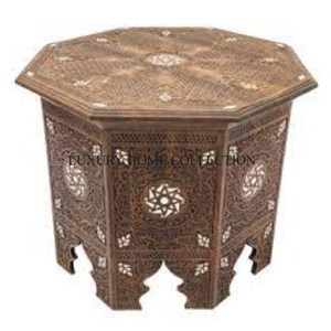 Meubles de qualité supérieure en gros Table d'appoint marocaine Design standard Table d'angle marocaine décorative pour la maison et les centres de villégiature - Product Image 6