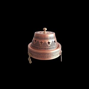 Heavy Duty Brass <b>Bakhoor</b> <b>Burner</b> Suitable For Strong Incense Diffusion And Long Duration Home Aromatherapy - Product Image 5