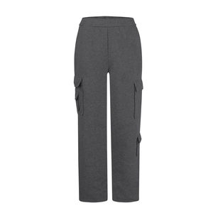 Pantalones Deportivos de Invierno para Mujer, Mezcla de Poliéster/Algodón, Ligeros, Cintura Media, Elásticos, Logotipo Personalizado OEM, Venta al Por Mayor - Product Image 6