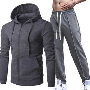 Chándal Deportivo Personalizado OEM de Alta Calidad para Hombre, Transpirable, 100% Algodón, Chaqueta de Forro Polar de Manga Larga, Pantalones Deportivos, Tejido de Punto, Bordado Técnico - Product Image 5