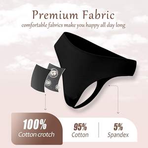 Tangas de mujer Signature Fit de talle bajo, ropa interior de punto ligero, transpirable, elástico, de forma moderna y cobertura total. - Product Image 3