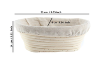 Ensemble de paniers d'épreuvage au levain en gros Panier en rotin de 6 pouces pour l'épreuvage de la pâte Panier à pain rond en lin