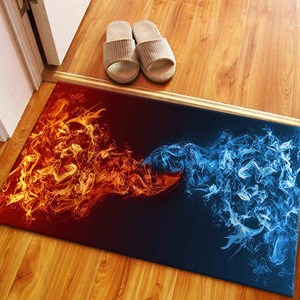 Tapis imprimé : Tapis modernes, Tapis Guerre du Feu et de l'Eau, Tapis de mariage, Tapis en chenille - Product Image 5