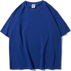 Vente en gros T-shirt pour homme unisexe imprimé de logo personnalisé uni vintage surdimensionné T-shirt à manches courtes vierge imprimé de couleur unie - Product Image 5