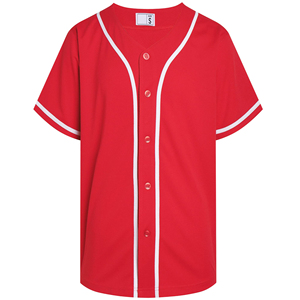 Camiseta de Béisbol de Poliéster de Alta Calidad en Talla Adulto, Camiseta Personalizada de Color Sólido, Ajuste Flexible, Uniforme de Béisbol para Equipos Deportivos - Product Image 1