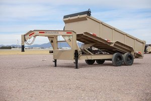 Remolques de Volteo Comerciales de Aluminio 2026 con Eje Tándem de Engranajes, Tamaño 7x14, Ideales para Transportar Grava, Tierra, Arena y Equipo - Product Image 2