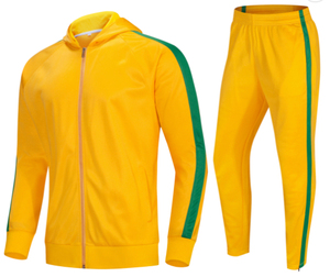 Ensemble de jogging sweat-shirt à col ras du cou en éponge française 100% coton avec logo personnalisé pour hommes pantalons de survêtement à capuche pour l'exercice d'hiver - Product Image 5