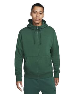 Sweat à capuche zippé épais décontracté avec cordon de serrage, personnalisable avec logo, en molleton de coton pour homme - Product Image 2