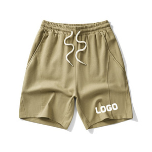 High Quality 260gsm 58% Cotton 40% Polyester 2% Spandex Elastic Waistband Street Fashion Piping Clean Fit Casual <b>Shorts</b> For <b>Men</b> - Product Image 1