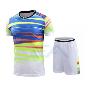 Uniforme de Tenis para Hombre, Diseño Moderno y de Última Tendencia, Manga Corta, Transpirable, Ligero, Ecológico, Color Sólido, Personalizable - Product Image 2