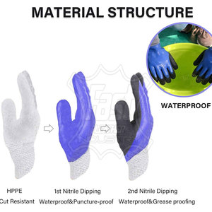 Gants résistants à l'huile et aux coupures pour la fabrication et la machinerie, gants résistants aux coupures pour travaux lourds pour le métal - Product Image 6