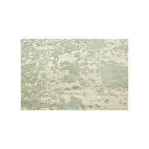 Alfombra Kavi Ivory de Lana y Seda de Bambú Anudada a Mano con Patrón Abstracto para Decoración de Sala de Estar o Pasillo, Tamaño 9x12 - Esk-431 - Product Image 2