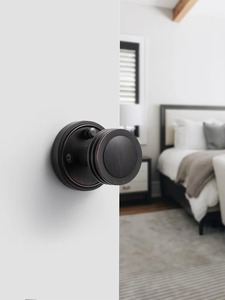 Bouton de porte rond noir simple parfait pour les intérieurs de maison contemporains portes d'entrée chambres et bureau utilisation en gros de l'Inde - Product Image 2