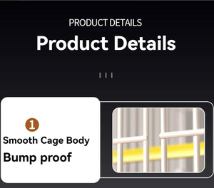 Jaula Ecológica Nueva al por Mayor para Periquitos, Jaula de Cría Resistente y Portátil para Pájaros, Ideal para Canarios y Observación en el Hogar - Product Image 4