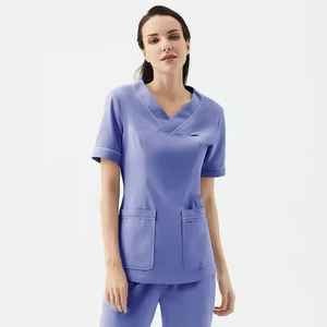 Tenues d'infirmière de qualité supérieure pour femmes, ensembles de blouses médicales pour médecins et infirmières, tenue d'hôpital en toile durable - Product Image 2