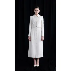 DAMENLANGER RÄCK günstiger Preis Rücken Schlitz Lissa-Midi-Roch Damenkleidung Baumwollstoff nachhaltige Mode Kleidung Exporteur