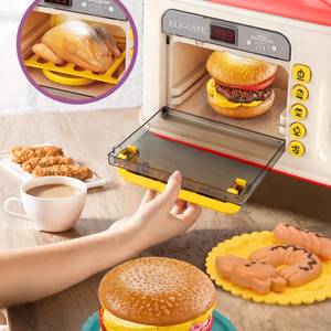 Juego de Cocina de Juguete de 47 Piezas con Luces, Sonidos y Música, Incluye Accesorios, Frutas, Verduras, Carnes y Utensilios para Casa de Juegos, Empaquetado en Caja - Product Image 1