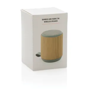 Altavoz Inalámbrico de Bambú de 3W, Gadget USB Promocional Sostenible para Merchandising - Product Image 3
