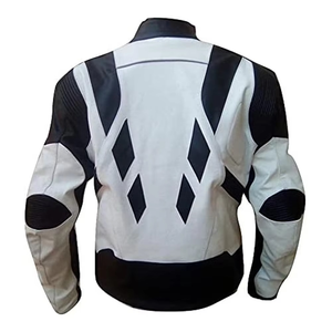 Vêtements pour hommes Vestes de moto à manches longues en cuir de haute qualité Vestes de moto en cuir à la mode pour hommes - Product Image 2